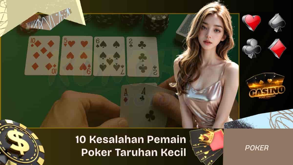 10 Kesalahan Pemain Poker Online Taruhan Kecil
