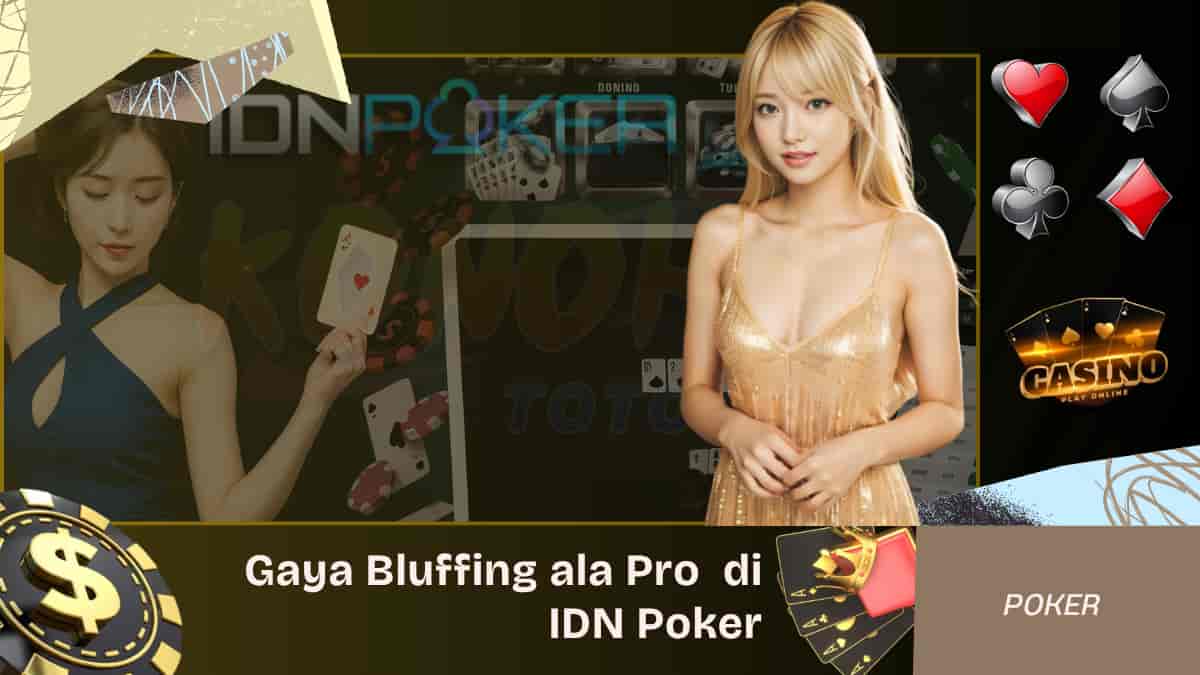 Gaya Bluffing ala Pro yang Bisa Coba di IDN Poker