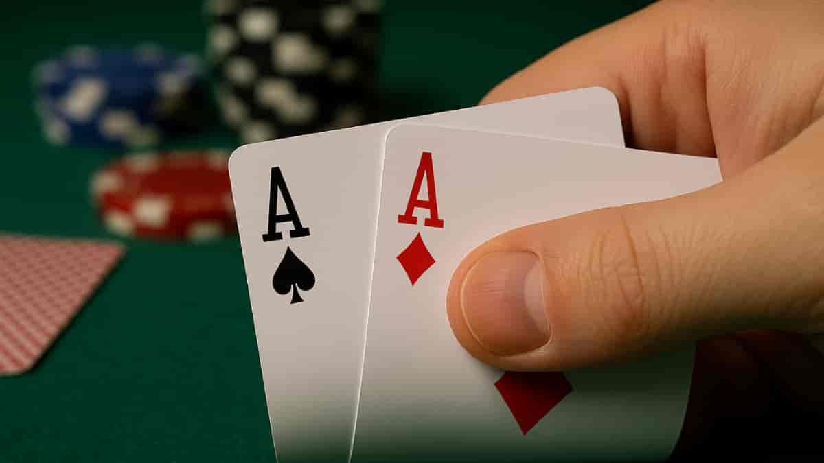 Pemain Melipat Pocket Aces di Meja Final WSOP Online 2025