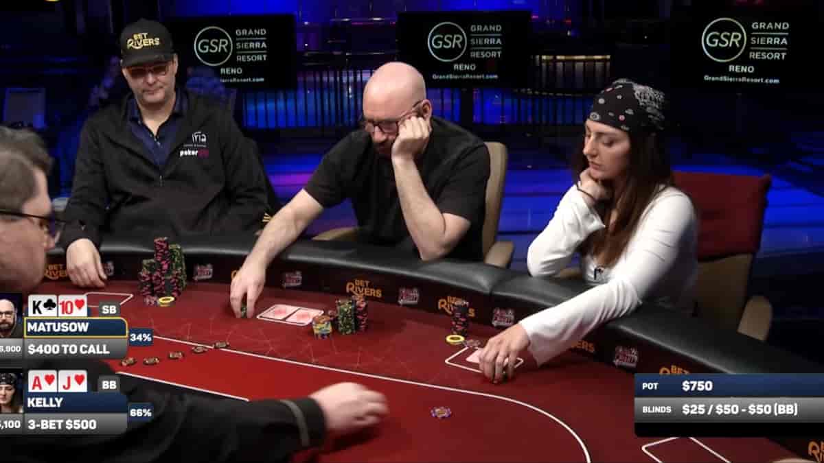 Phil Hellmuth Emosi, Banting HP Mike Matusow di Meja Poker